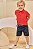 CONJUNTO CAMISA POLO EM MALHA BÁSICA E BERMUDA SARJA COM CINTO LUC.BOO - Imagem 2