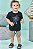 CONJUNTO CAMISETA EM MEIA MALHA ESTAMPADA E BERMUDA EM MESCLADO LUC.BOO - Imagem 3