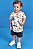 CONJUNTO CAMISETA MANGA CURTA ESTAMPA DINOSSAURO E BERMUDA LUC.BOO - Imagem 3
