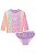 CONJUNTO BLUSA ESTAMPA COLORIDA COM CALCINHA EM MALHA COM PROTEÇÃO UV KUKIÊ - Imagem 1