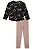 CONJUNTO BATA MANGA LONGA ESTAMPADA E LEGGING EM MALHA SOFT LINE INFANTI - Imagem 2