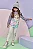 CONJUNTO BLUSÃO ALONGADO COM TEXTURA E LEGGING ESTAMPADOS INFANTI - Imagem 4