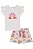 CONJUNTO BLUSA EM COTTON E SHORT EM MOLETINHO KUKIÊ - Imagem 1