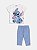 CONJUNTO BLUSA MANGA CURTA STITCH&ANGEL E LEGGING MOMI - Imagem 1