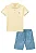 CONJUNTO CAMISA POLO EM MALHA PIQUET E BERMUDA LUC.BOO - Imagem 1