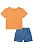 CONJUNTO CAMISETA MANGA CURTA ESTAMPADA E BERMUDA JEANS LUC.BOO - Imagem 2