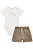 CONJUNTO BODY MANGA CURTA EM COTTON E BERMUDA MOLEITNHO ESTAMPADOS LUC.BOO - Imagem 1