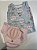 CONJUNTO REGATA COM TAPA FRALDA TEMA BALÃO ROSA MINI BEAR - Imagem 2