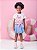 BLUSA MANGA CURTA DAISY COM ÓCULOS ROSA NEON MOMI - Imagem 1