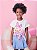 BLUSA MANGA CURTA DAISY COM ÓCULOS ROSA NEON MOMI - Imagem 2