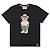 CAMISETA EM ALGODÃO TEDDY CHAPÉU PANAMÁ DAME MINI - Imagem 1