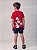 CONJUNTO T-SHIRT MANGA CURTA E BERMUDA EM NYLON PATETA E MICKEY YOUCCIE - Imagem 4