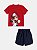 CONJUNTO T-SHIRT MANGA CURTA E BERMUDA EM NYLON PATETA E MICKEY YOUCCIE - Imagem 2