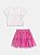 CONJUNTO BLUSA MANGA CURTA E SAIA EM TULE PRINCESAS DISNEY MOMI - Imagem 12