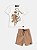 CONJUNTO T-SHIRT MANGA CURTA E BERMUDA EM LINHO WOODY TOY STORY YOUCCIE - Imagem 1