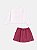 CONJUNTO BLUSA MANGA LONGA DE URSINHO E SHORT SAIA EM SUEDE MOMI - Imagem 2