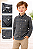 Camisa Flanela Xadrez Manga Longa Onda Marinha - Imagem 2