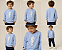 Blusa Infantil Moletom Onda Marinha Azul - Imagem 2