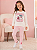 Conjunto Infantil Hello Kitty Manga Longa Rosa - Imagem 3