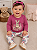 Conjunto Infantil Milon Inverno Coelhinho Floral - Imagem 10