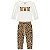 Conjunto Infantil Milon Coelhinho Floral Inverno - Imagem 1