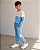 Conjunto Infantil Onda Marinha Moletom Azul e Bege - Imagem 5