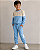 Conjunto Infantil Onda Marinha Moletom Azul e Bege - Imagem 4