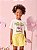 Conjunto Infantil Momi Hello Kitty Off White e Amarelo - Imagem 4