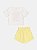 Conjunto Infantil Momi Hello Kitty Off White e Amarelo - Imagem 2