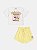 Conjunto Infantil Momi Hello Kitty Off White e Amarelo - Imagem 1