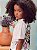Conjunto Infantil Minnie Blusa Off White e Short Saia - Imagem 6