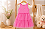 Vestido Infantil Rosa com Tule Babados - Imagem 2