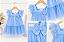 Vestido Infantil Mon Sucré Azul com Tule - Imagem 6