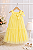 Vestido Infantil Mon Sucré Amarelo com Tule - Imagem 4