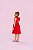 Vestido Infantil Vermelho Tule e Babados - Imagem 2