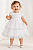 Vestido Branco Bebê Tule Renda com Calcinha - Imagem 5