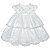 Vestido Branco Bebê Tule Renda com Calcinha - Imagem 1