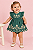Vestido Bebê Verde Bordado com Calcinha - Imagem 4
