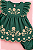 Vestido Bebê Verde Bordado com Calcinha - Imagem 6