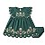 Vestido Bebê Verde Bordado com Calcinha - Imagem 1
