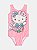 Maiô Infantil Rosa Hello Kitty Sereia - Imagem 1