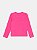 Blusa Infantil Praia Ariel Rosa Manga Longa - Imagem 2