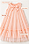 Vestido Infantil Pêssego com Laço e Babado - Imagem 5