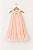 Vestido Infantil Pêssego com Laço e Babado - Imagem 3
