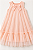 Vestido Infantil Pêssego com Laço e Babado - Imagem 4
