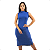 Vestido Midi canelado com fenda gola alta - Imagem 3