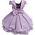 Vestido Princesa Saia Brilho Lilás - Imagem 5