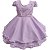 Vestido Princesa Saia Brilho Lilás - Imagem 1