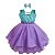 Vestido Infantil Lilás Sereia - Imagem 1