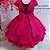 Vestido Infantil Bordado Pink com Cinto em Pérola - Imagem 5